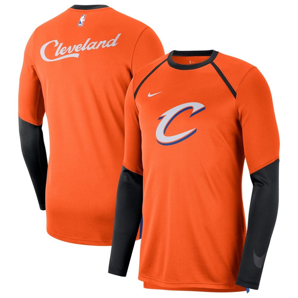 Nike Cleveland Cavaliers City Edition On Court Shooting T-Shirt 941270-820 Men L